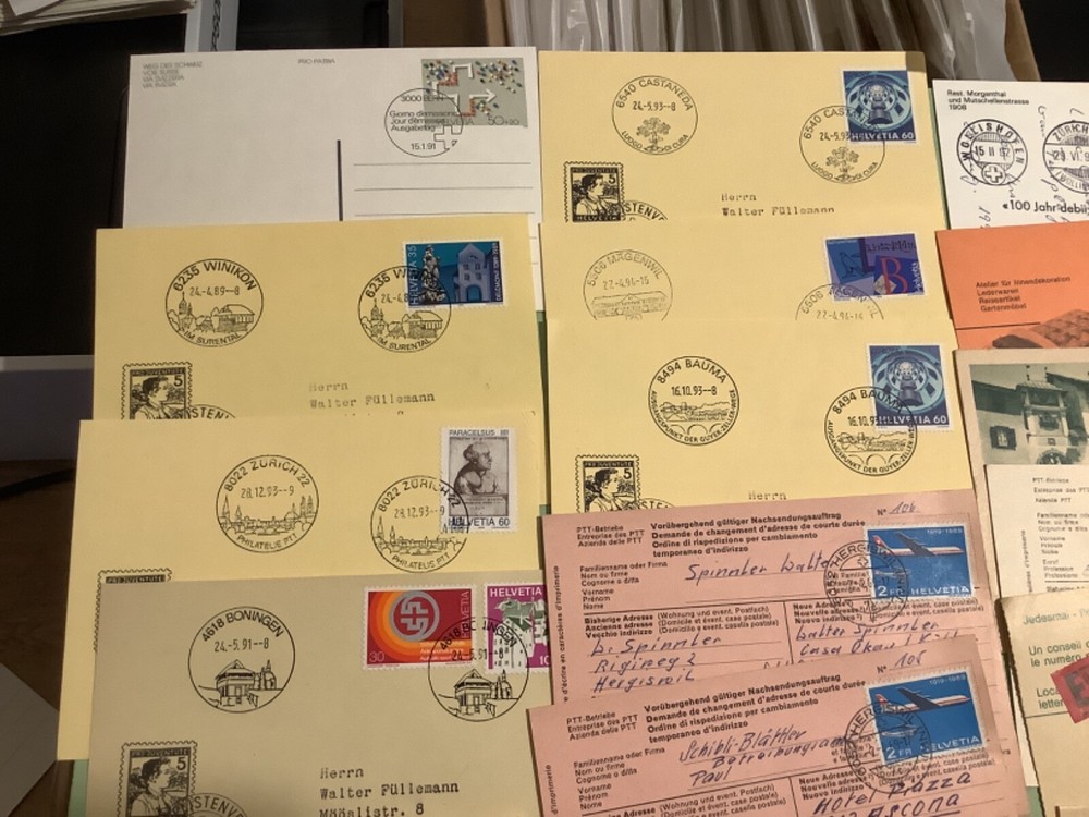 Switzerland postal postcards 28 items Ref A2218