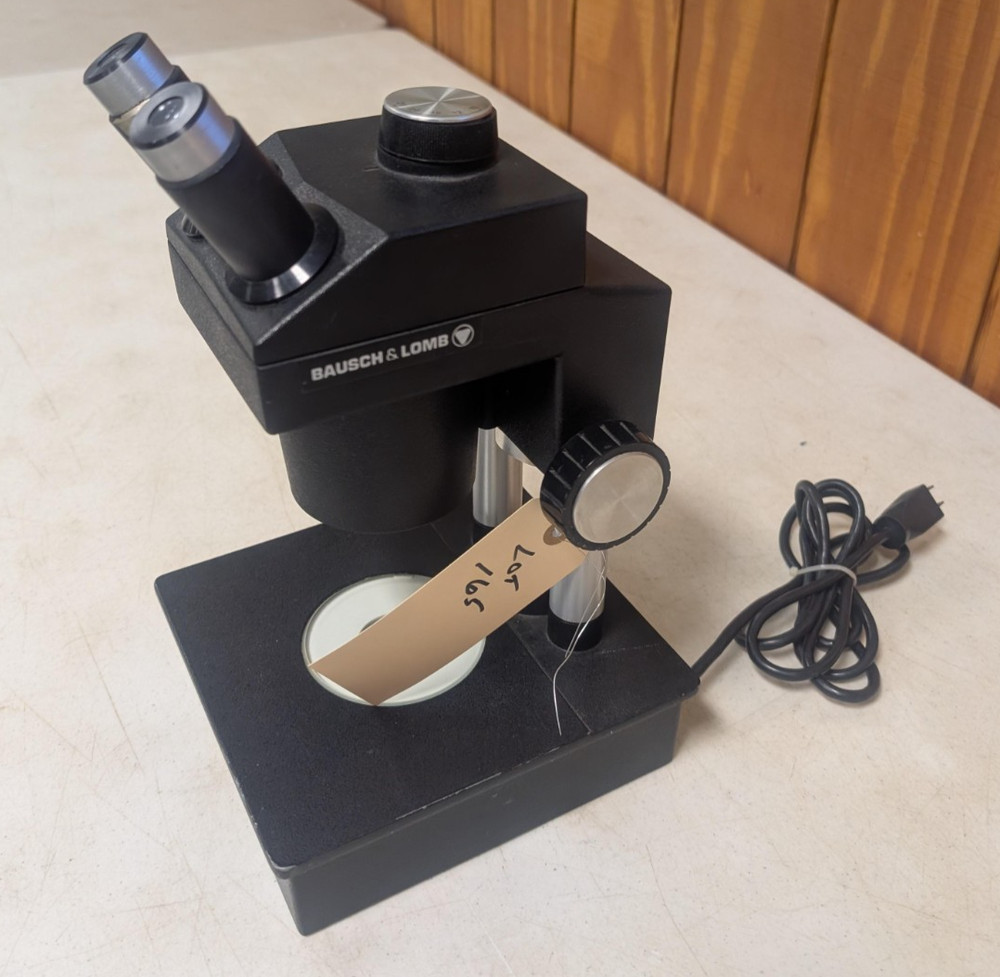Bausch and Lomb Stereoscope Microscope Head and base