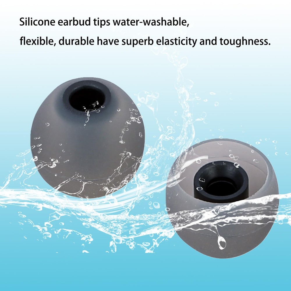 MQIMY Silicone Replacement Earbud Tips Covers Eartips multicolour/01