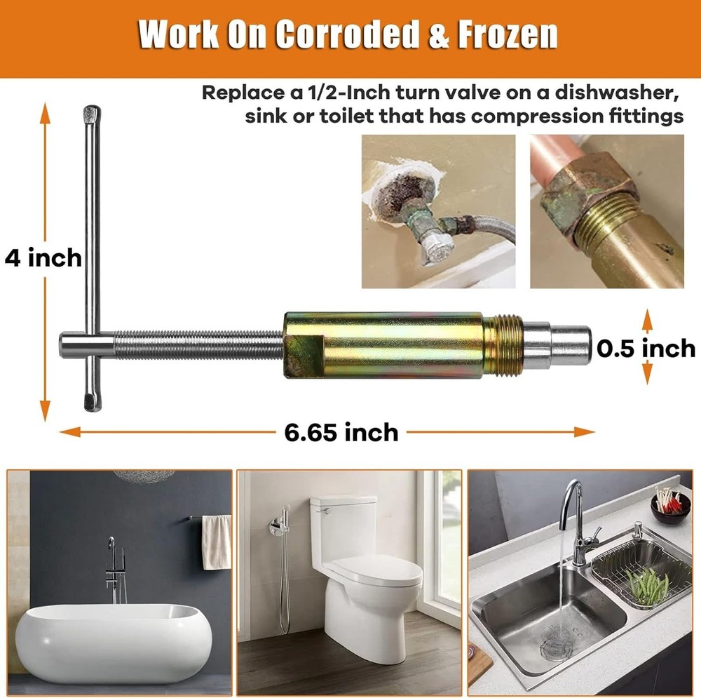 Compression Sleeve Puller Tool Remove Nut & Ferrule Of Pipe 03943, Sleeve Rem...