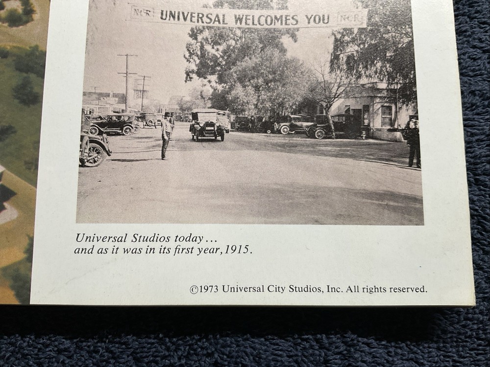 1973 Inside Universal Studios Souvenir Guide Book