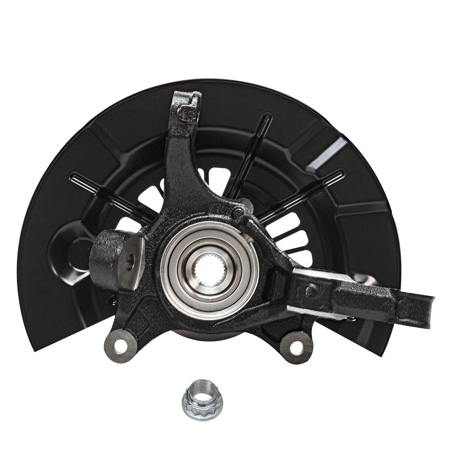 Front Steering Knuckle+Wheel Hub Bearing for 2012 2013 2014 - 2017 Toyota Camry