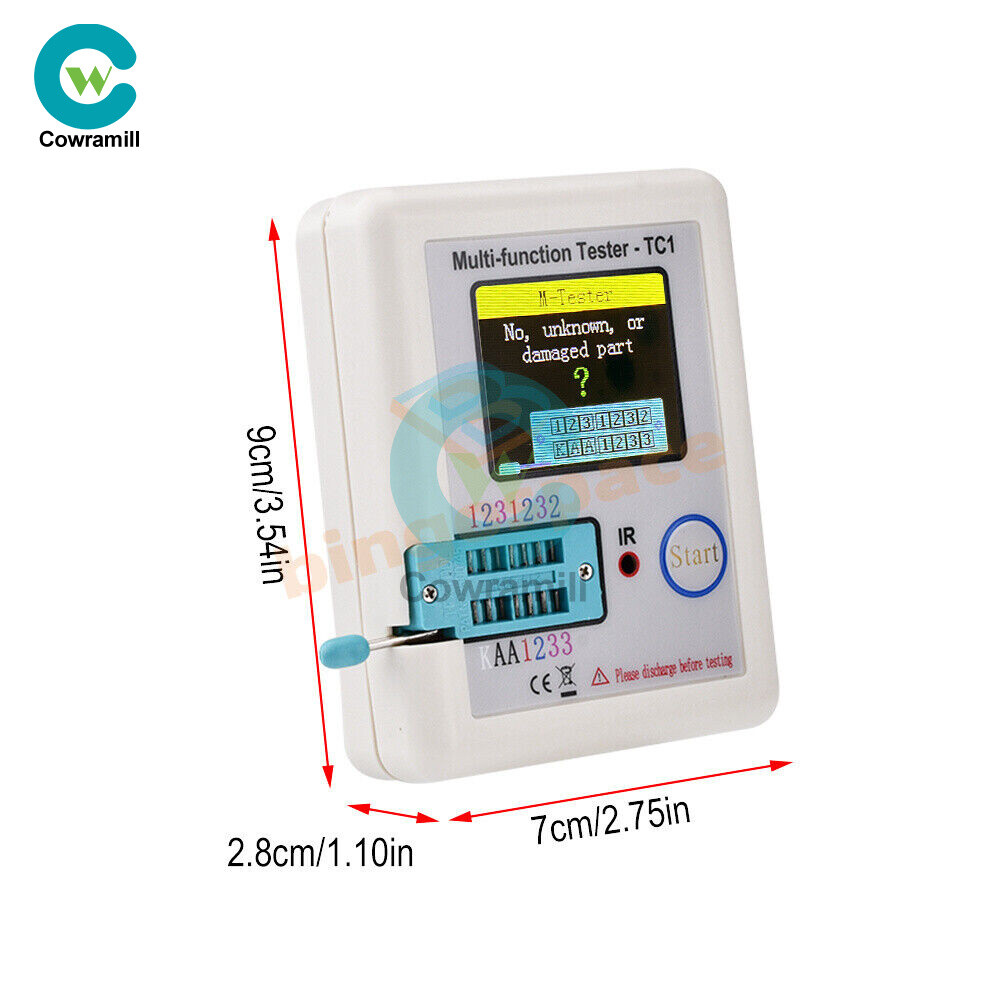 Transistor Tester TFT Diode Triode Capacitance Meter NPN PNP ESR MOSFET US