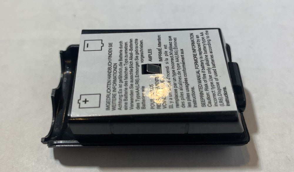 Black AA Battery Back Cover Case For Xbox 360 Wireless Controller