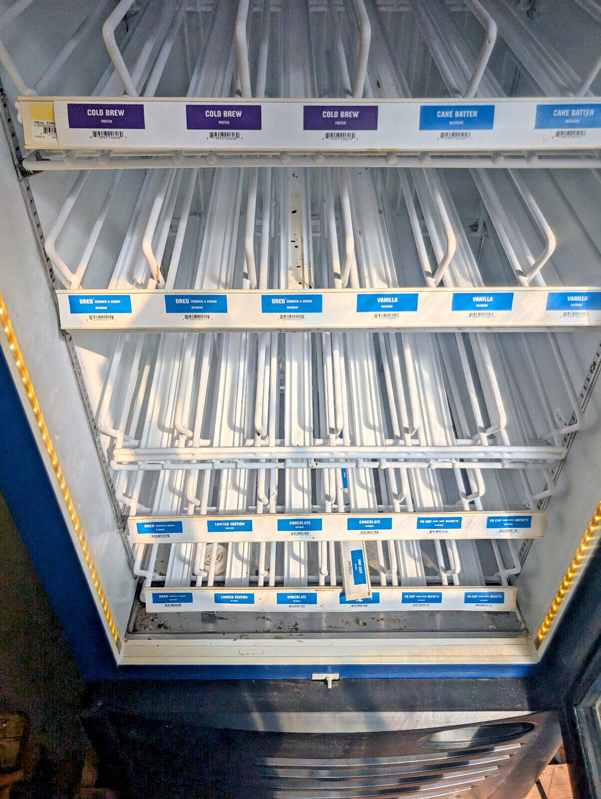 Minus Forty Glass Door Freezer, Merchandiser, Adjustable Shelves, F'REAL