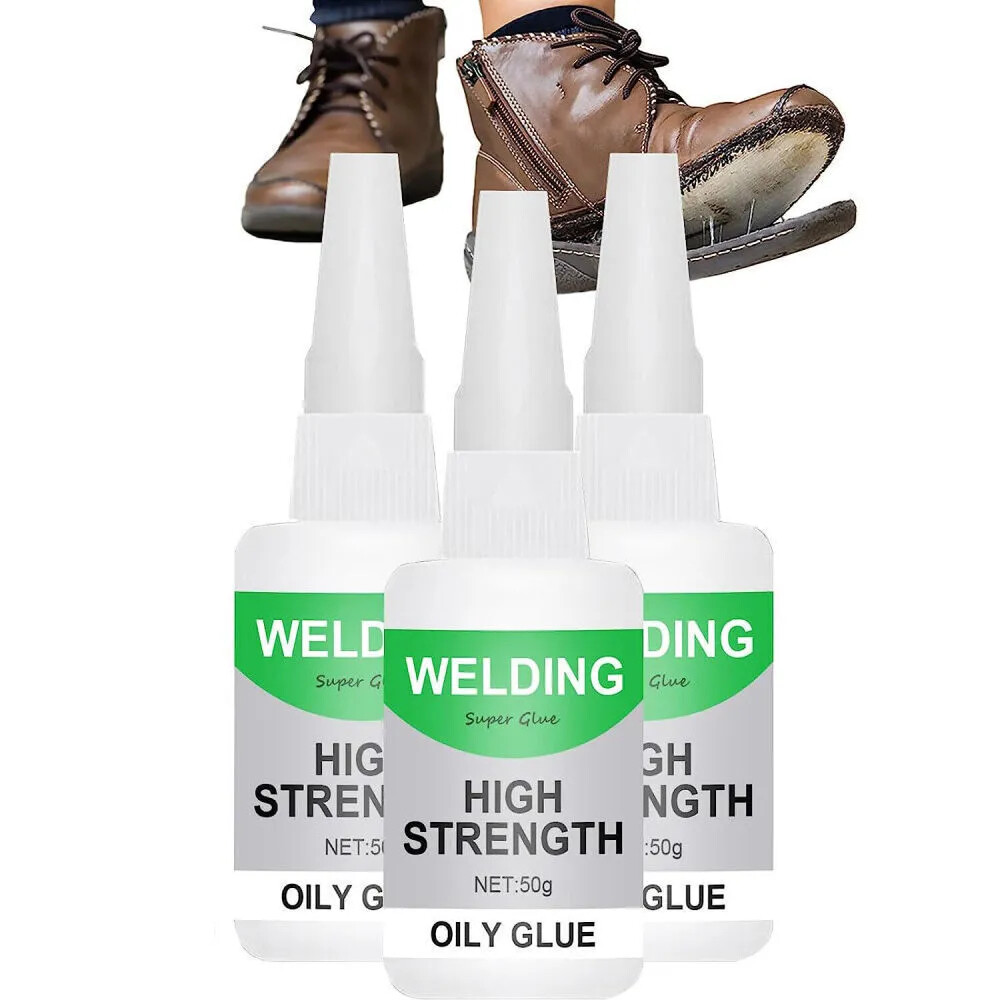 3pcs Powerful Welding High-Strength Oily Glue Uniglue Universal Super Glue 50ml