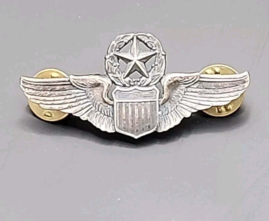 WW2 AAF Command Pilot Wing  N S Meyer New York Hallmark sterling