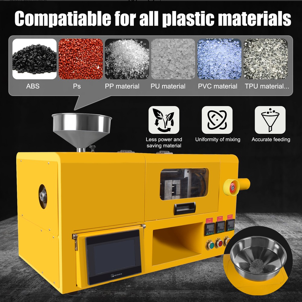 1500W Mini Desktop Injection Molding Machine For PP PC ABS Plastic Mold Machine