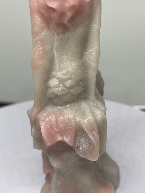 Pink Opal Mermaid Carving - Crystals