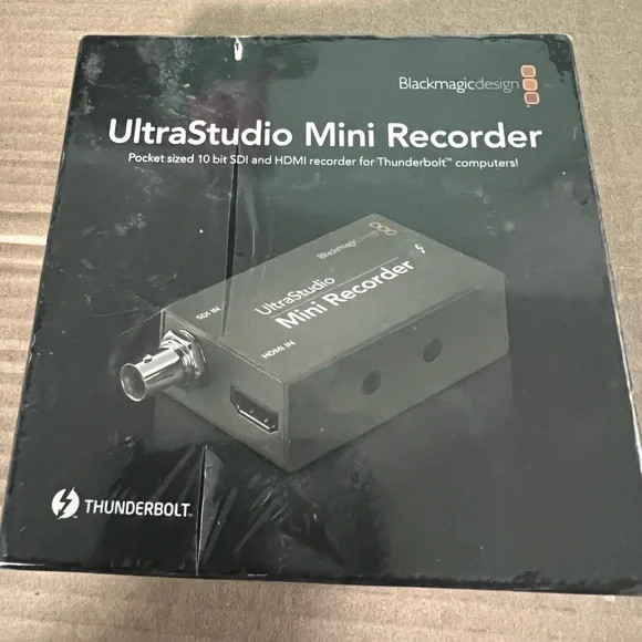 NIB Blackmagic Design UltraStudio Mini Recorder Streaming Device Thunderbolt