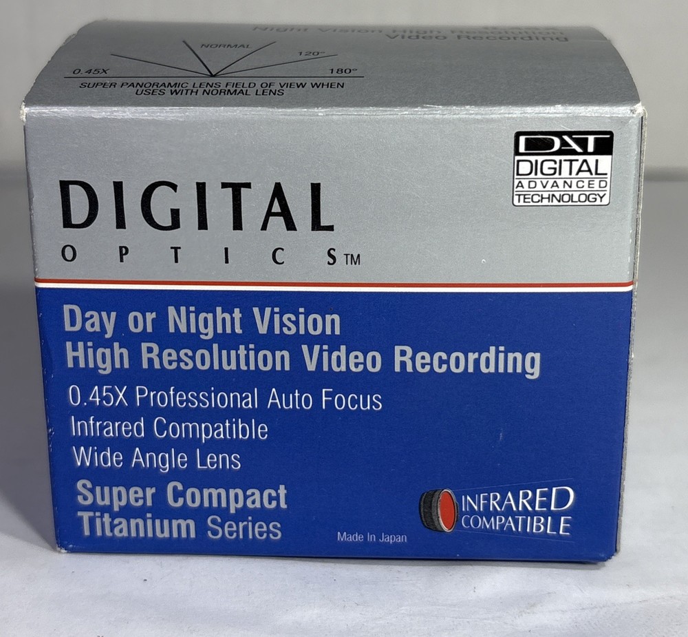 Digital Optics 0.45X Professional Auto Focus Infrared Compatible Wide Angle Lens