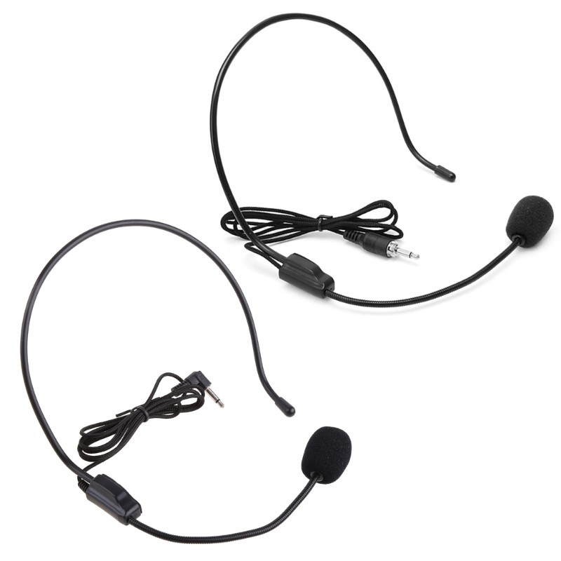 3.5mm Wired Microphone Voice Amplifier Headset Studio Conference Speech Speaker