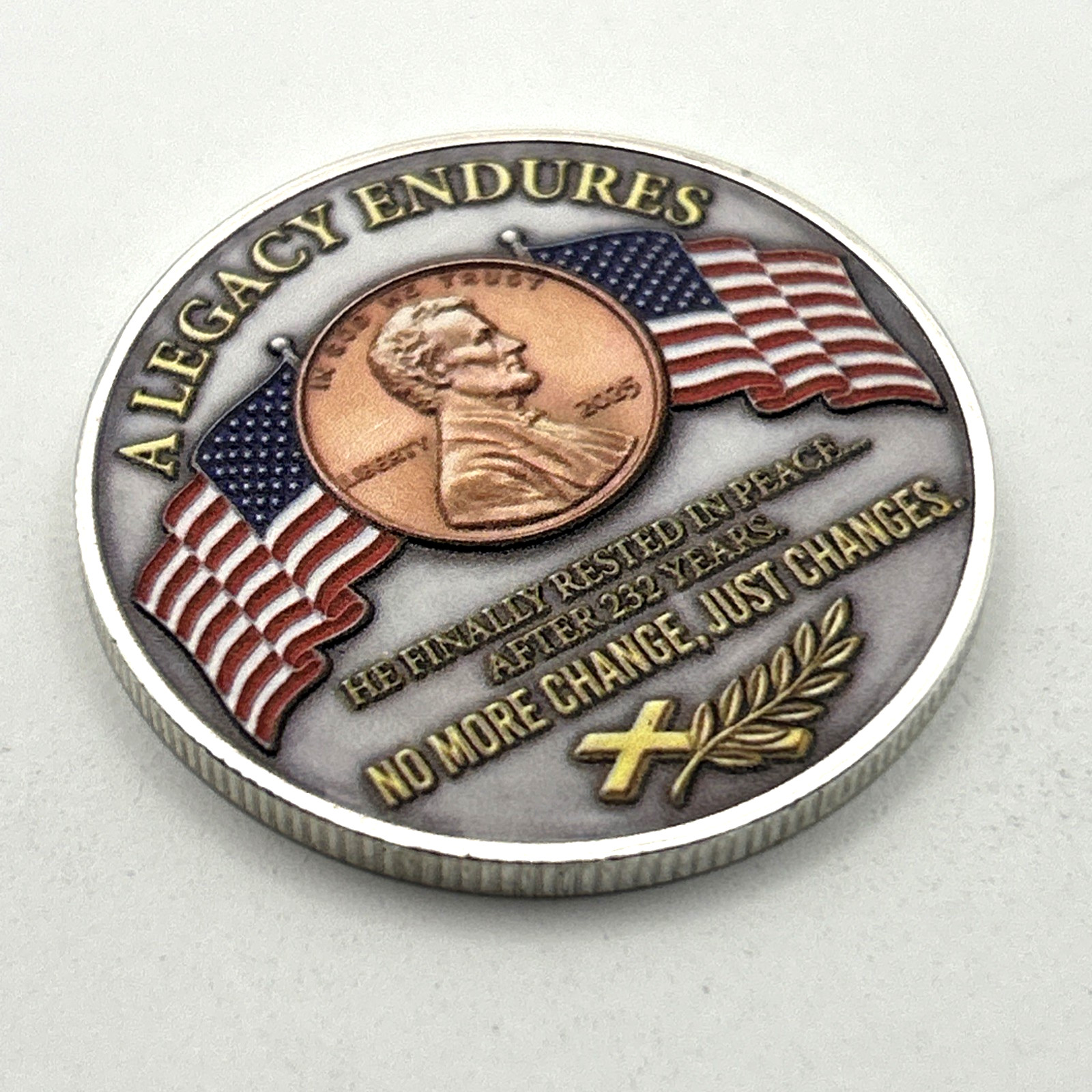 The *Last Cent Tribute* 1793 -2025 - R.I.P. Penny Commemorative Coin Medal