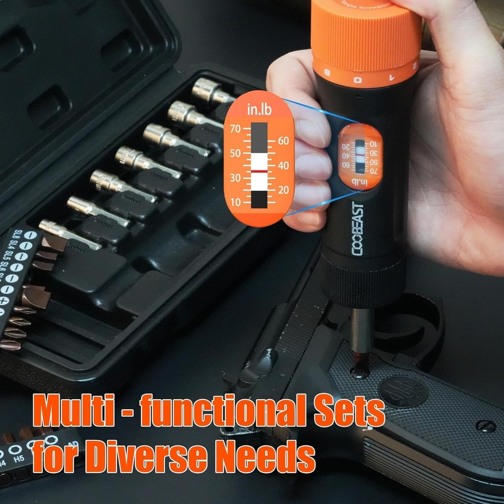 Precision Torque Wrench 10-70 In-lb with Case