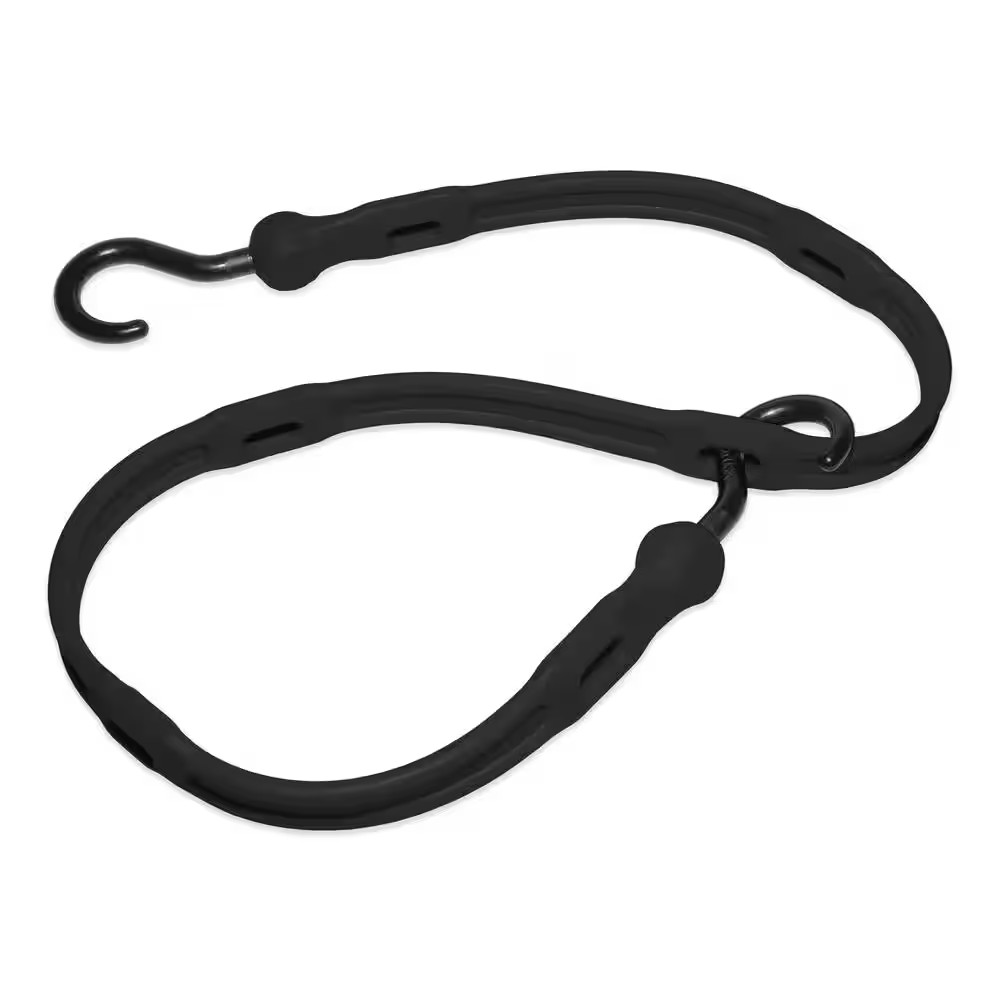 36 In. Black Adjust-A-Strap Adjustable Bungee Strap