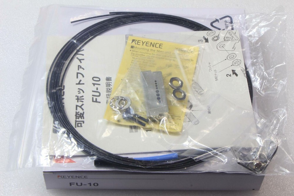 KEYENCE FU-10 Fiber Optic Sensor New #