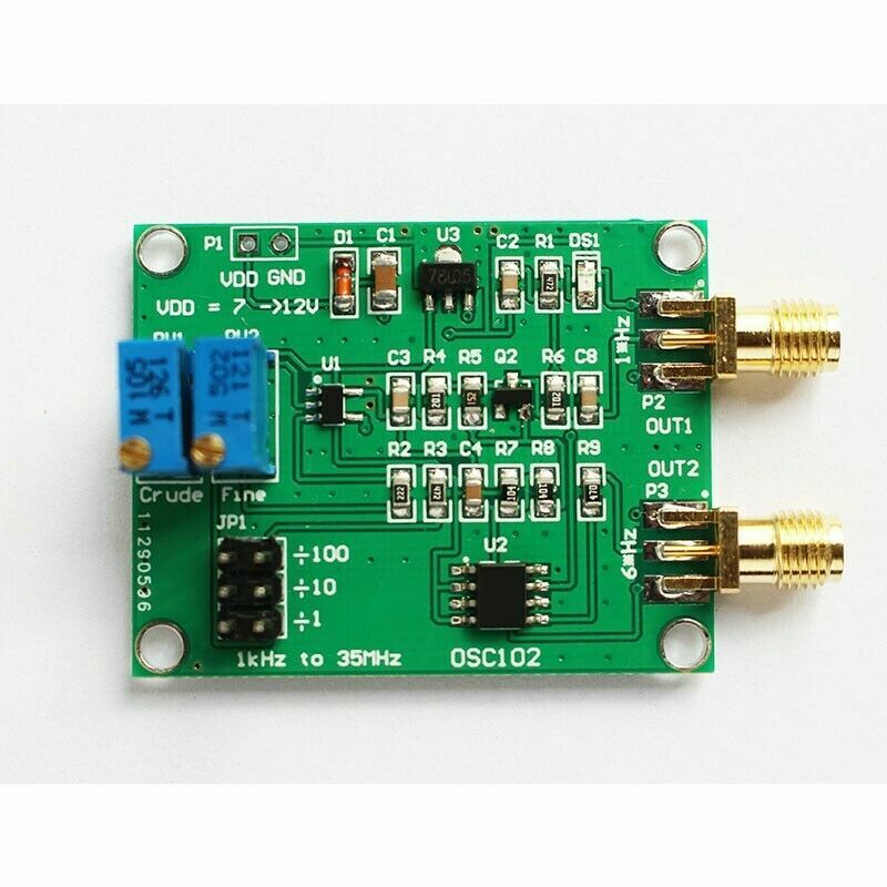 1KHz-210MHz RF Generator Module Precision Adjustable RF Signal Generator