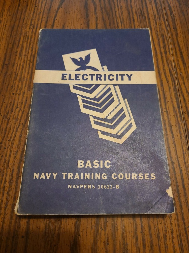 1952 Electricity Basic Navy Training Courses Navpers 10622-B