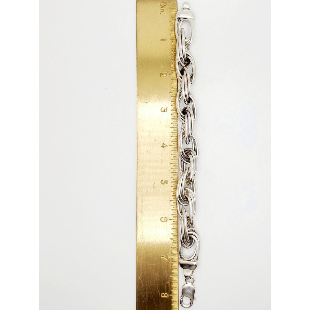 Silver link bracelet