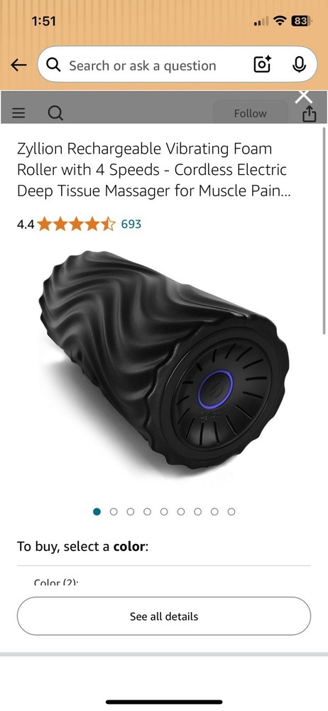 Zyllion Foam Roller