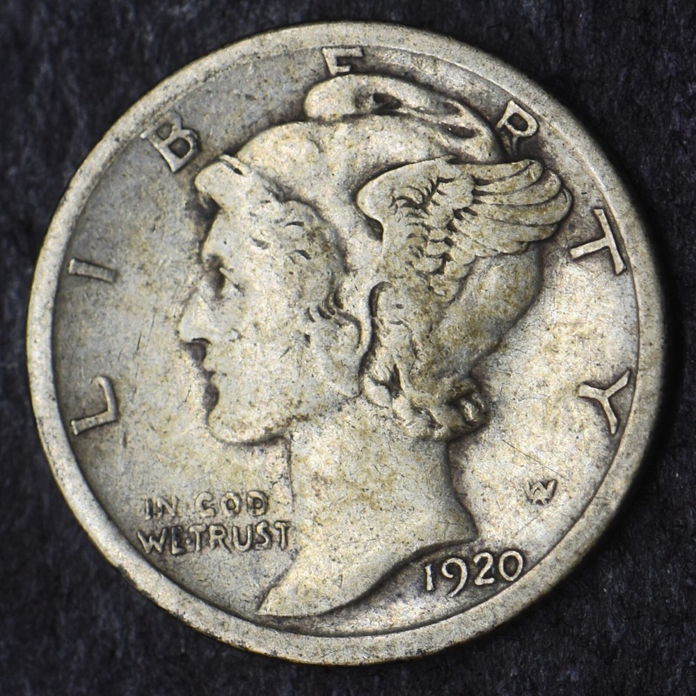 1920-S Mercury Silver Dime 10C - COINGIANTS -