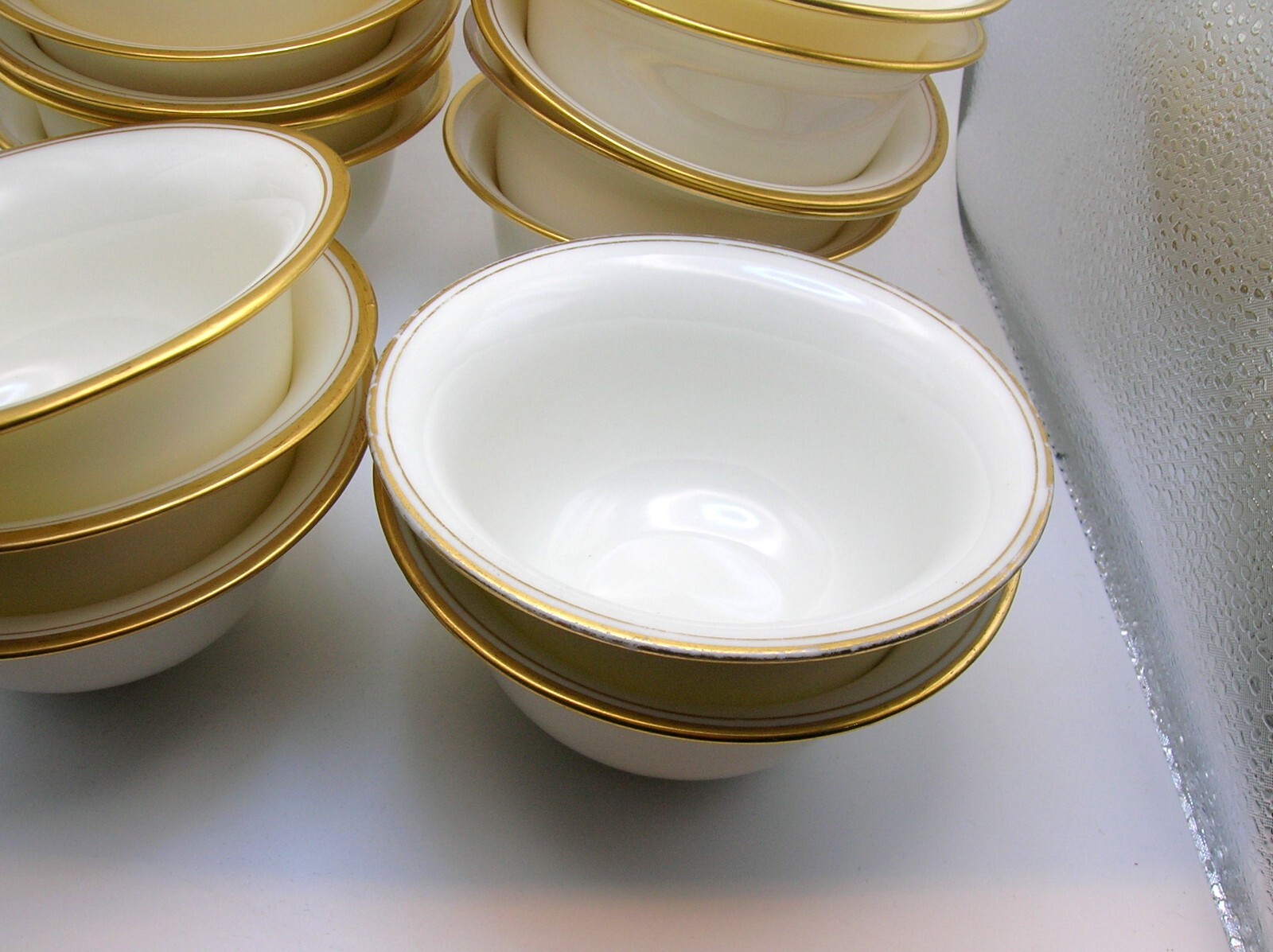 1 X LENOX BOULLION OR SOUP LINER 4 1/8" IN DIAMETER FOR SILVER HOLDER/MORE AVAIL