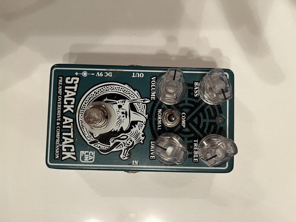 Caline CP-509 Stack Attack Preamp Overdrive & Compression Pedal Guitar