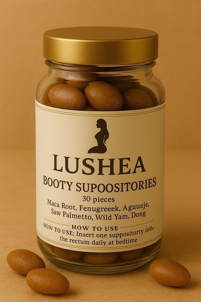 BBL Booty Suppositories – Herbal Curve Support for Hips & Butt | 60 Counts