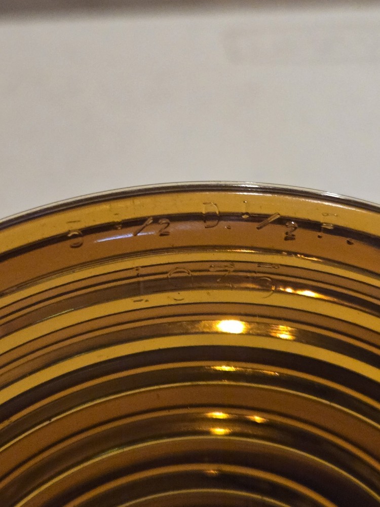corning lense amber lantern