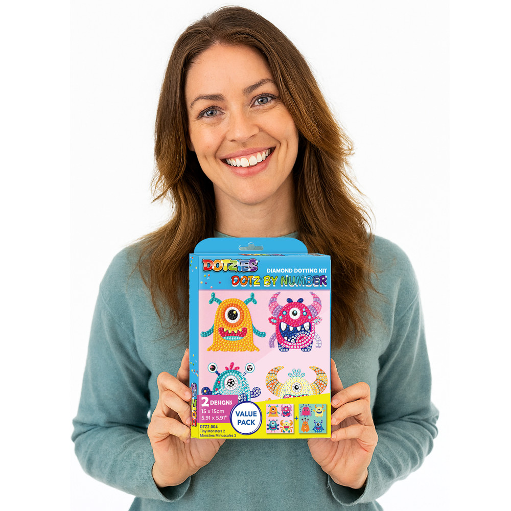 Diamond Dotz Tiny Monsters 2 Diamond Painting Artwork Kit