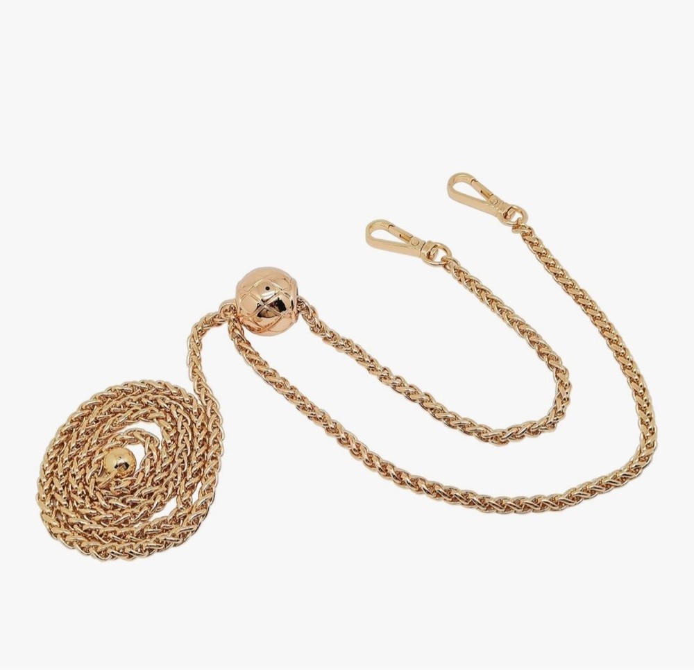 NEW Adjustable Gold Chain Strap 47” Crossbody Replacement