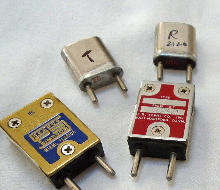 Crystals for 2-3 MHz Marine Band