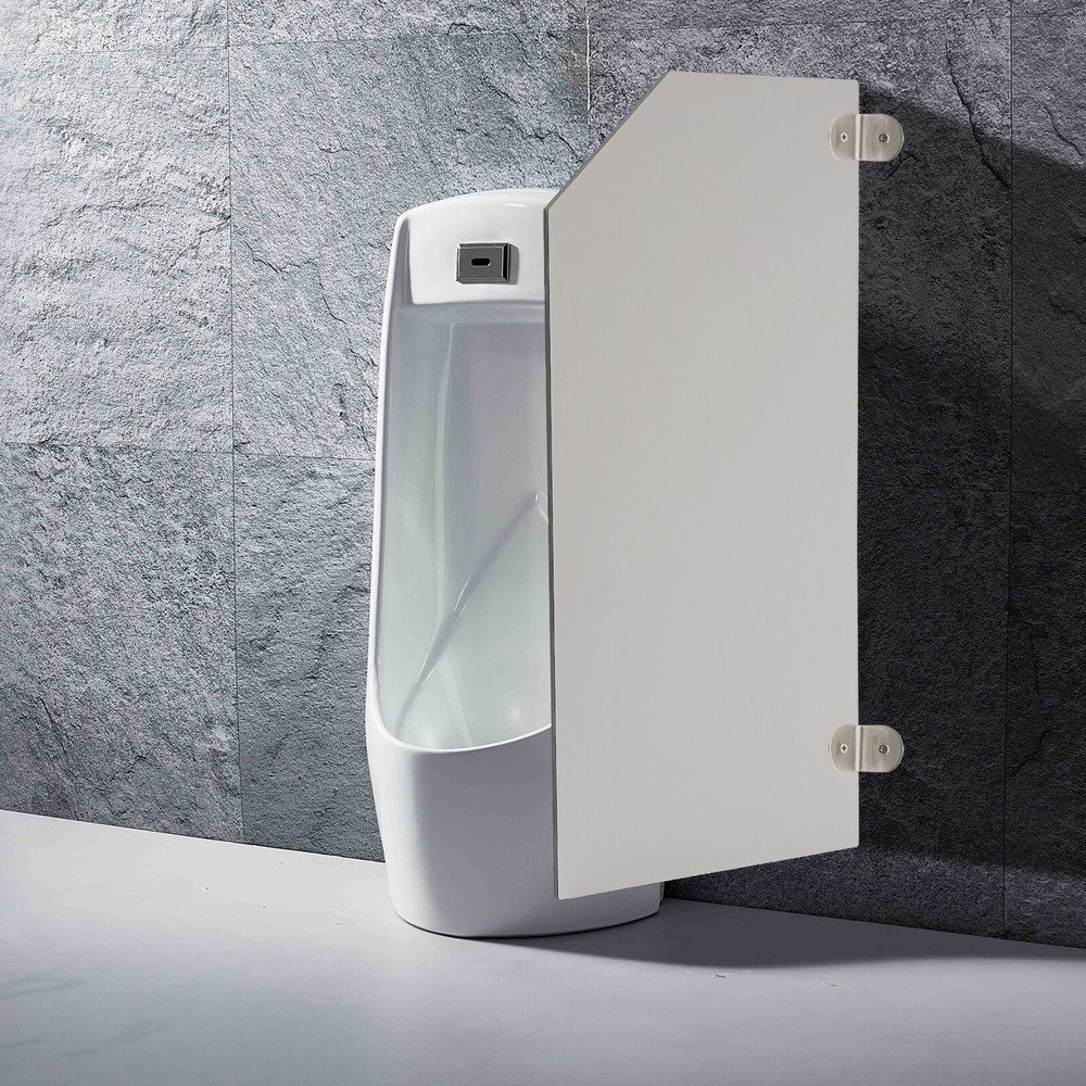 Wall-Mounted Men Urinal Partition Screen, Urinal Partition Divider Screen