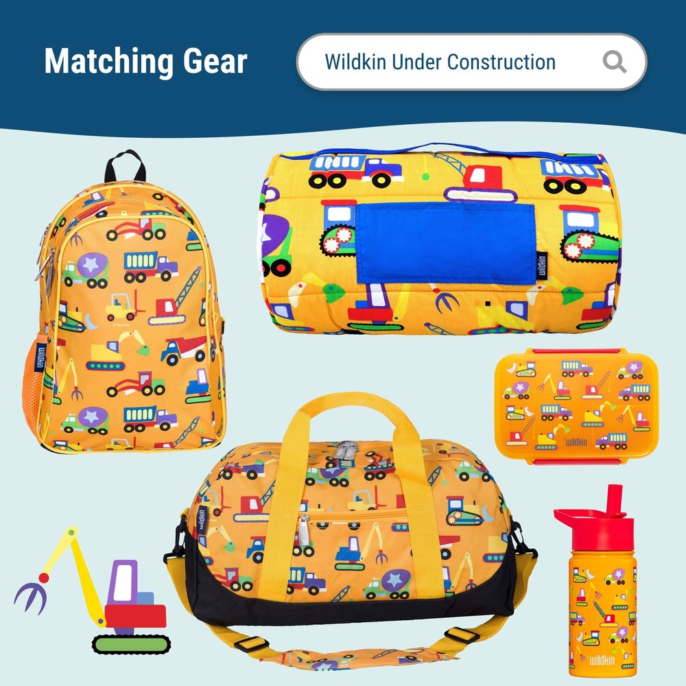 Wildkin Under Construction Reusable Food Container Bento Box
