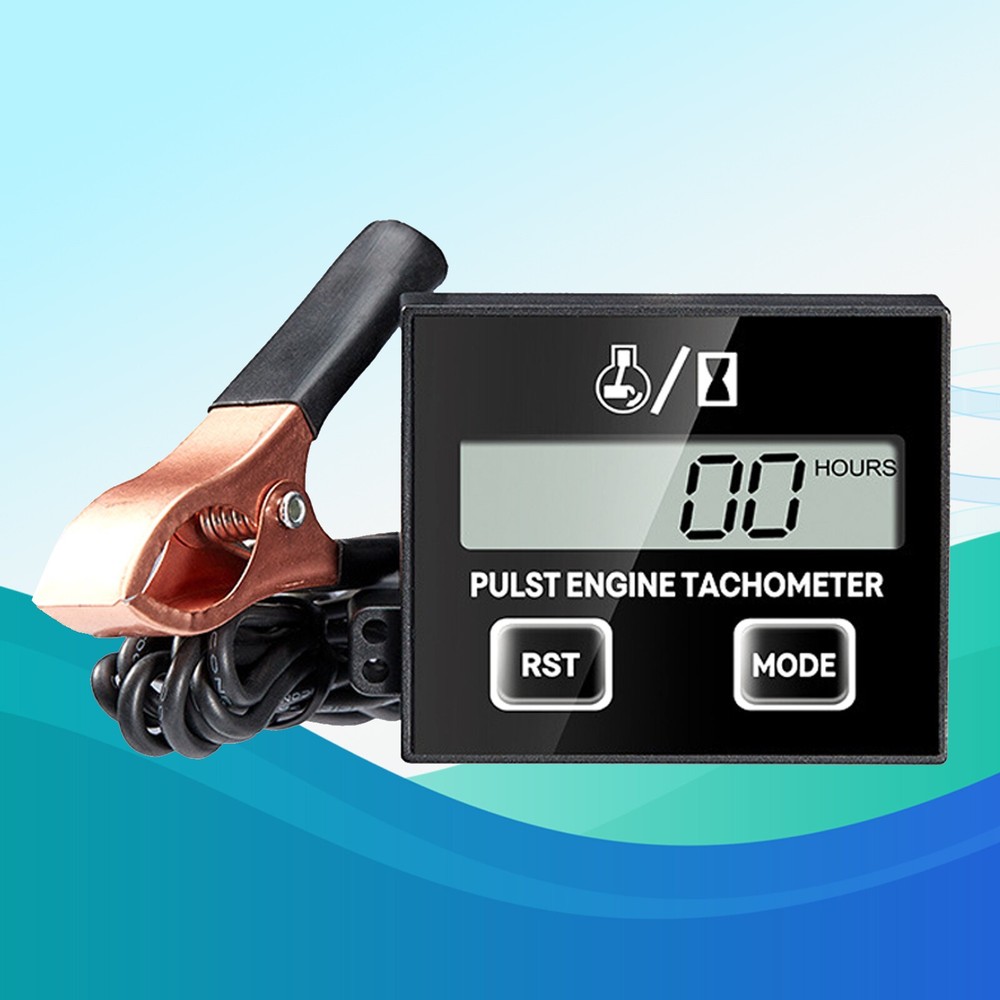 Small Engine Digital Inductive RPM Tachometer Tool Fit for Chainsaw Cropper GzF