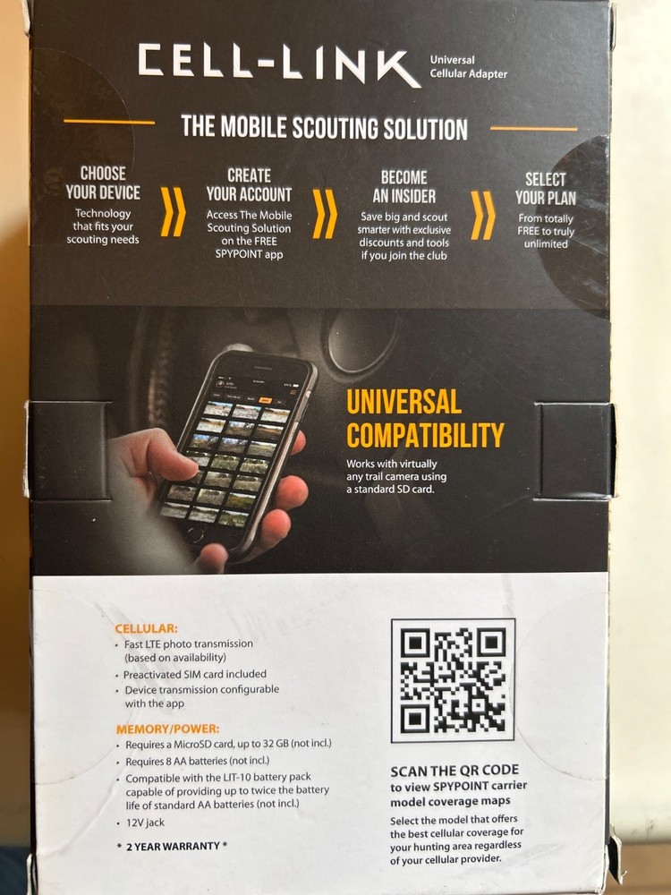 Spypoint Cell-Link V Universal Cellular Adapter Game Camera