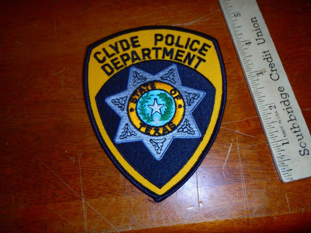 CLYDE TEXAS  VEST OBSOLETE PATCH BX AA #6
