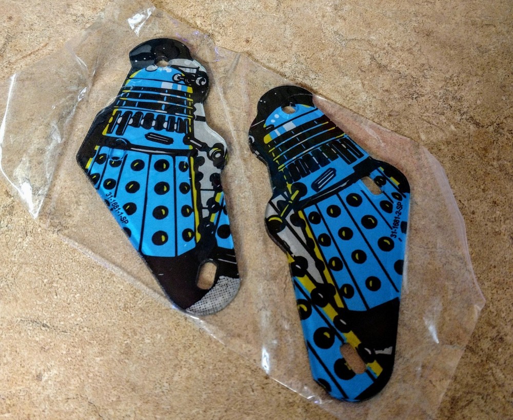 Bally Dr Who Pinball Machine sling Shot Plastic Set