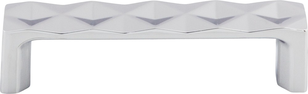 Top Knobs TK561PC Quilted Pull 3 3/4" (c-c) Polished Chrome