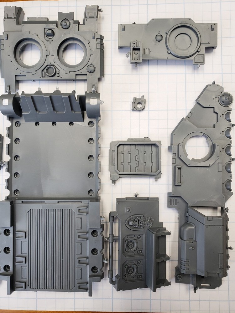 40k Space Marine Bits Primaris Gladiator Vehicle Hull Interior & Side Set