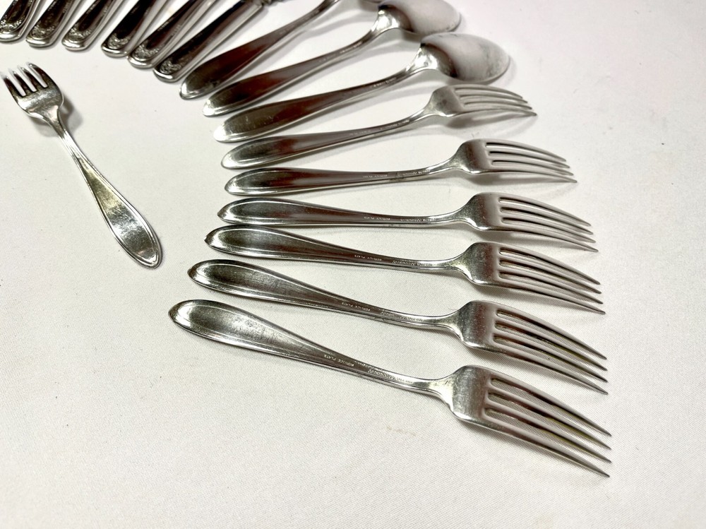 Vintage, Oneida Community 1916, Silver Plate Flatware Set, Modjeska Pattern