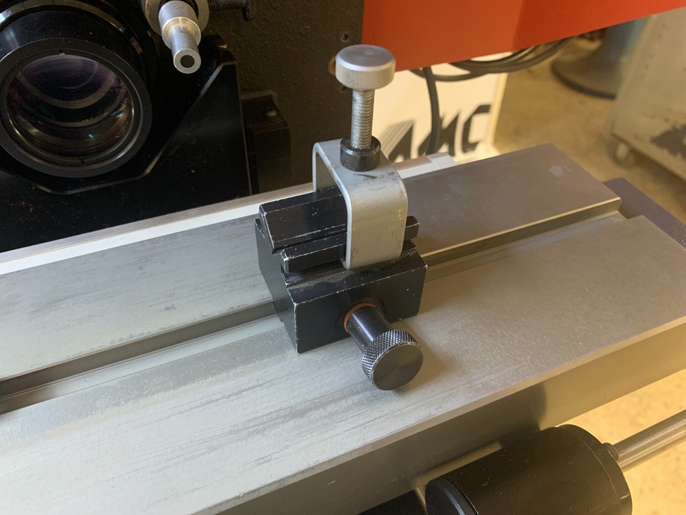 v-block vee block with clamp for comparator