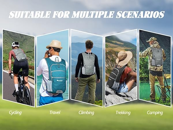 20L Hiking Backpack Ultra Lightweight Waterproof Travel Backpack Packable Sma...