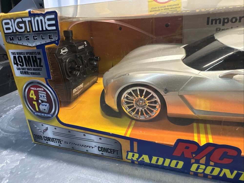 Jada Remote Control 2009 Corvette Stingray Concept Open Box