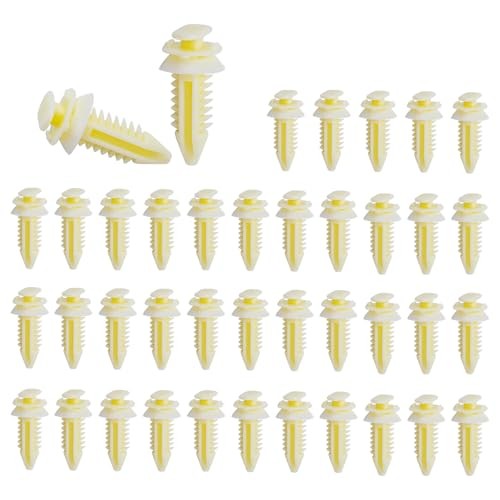 Car Door Panel Chip Retainers, Plastic Door Panel Fasteners with 40 PCS