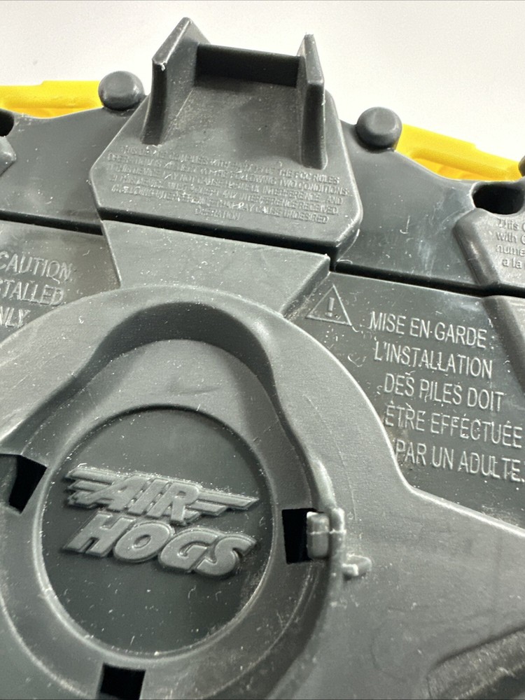 Air Hogs Remote Yellow Black Foam Discs 2012 Spinmaster W3