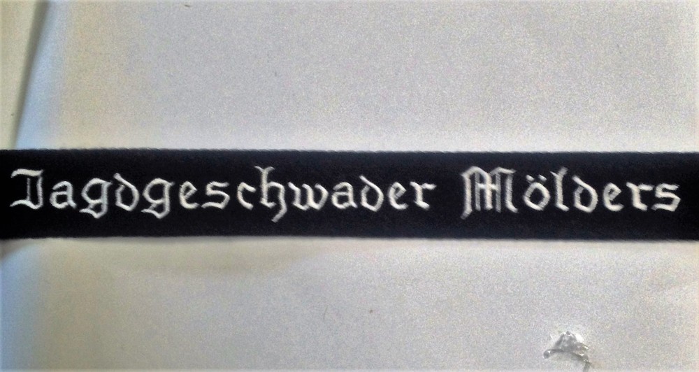 German Luftwaffe Jagdgeschwader Molders Cuff title Wool