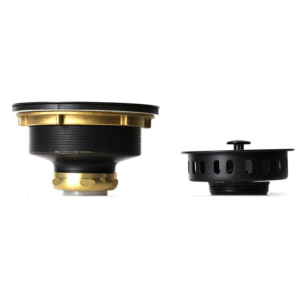 Kitchen Basket Strainer Assembly Single Post with Beveled Base & O-Ring (ORB)