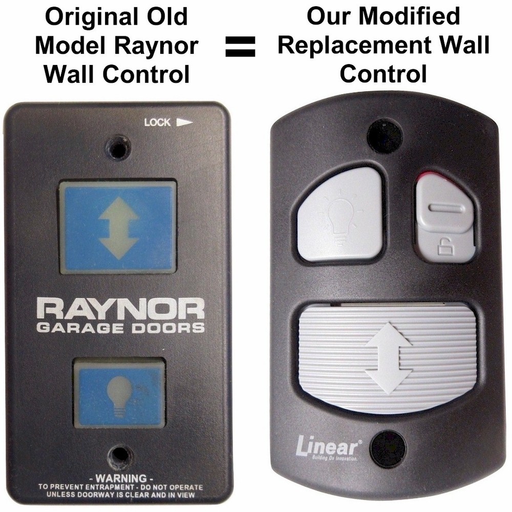 Raynor Old Model 6080336 Compatible Wall Control Custom Modified Linear HAE00001