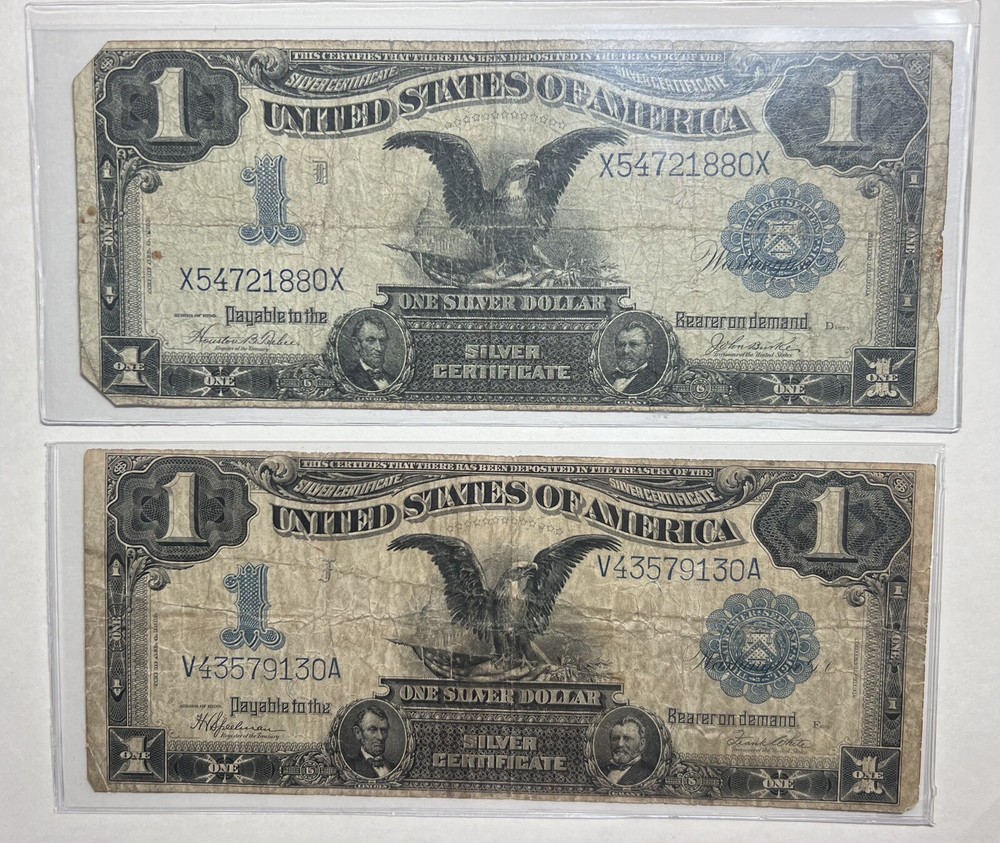 1890 $1 One Dollar Silver Certificate "BLACK EAGLE"